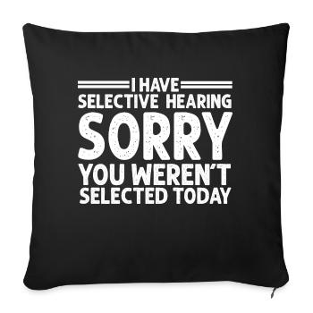 Art Des Dictons Drôles Pour Les Gens Sarcastiques Sarcasme - Housse de coussin décorative 45 x 45 cm - noir - Devant