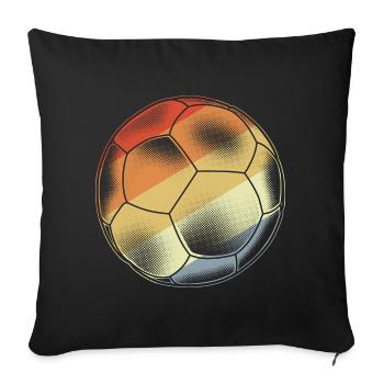 Vintage Handball - Housse de coussin décorative 45 x 45 cm - noir - Devant
