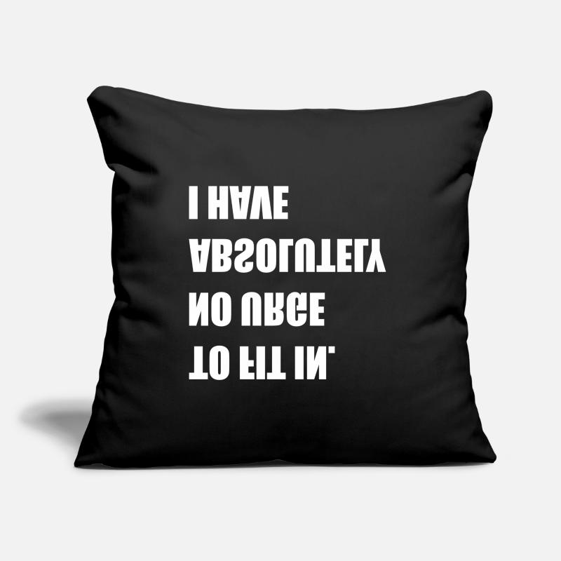 pas envie de s’intégrer Housse de coussin décorative 45 x 45 cm