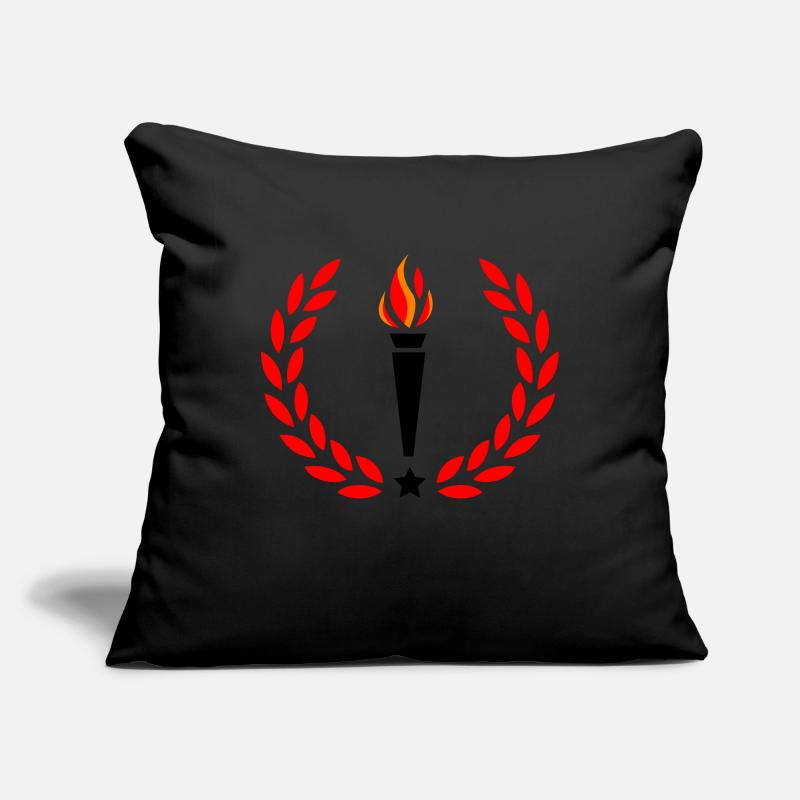 Feuer Fackel Sofakissenbezug 45 x 45 cm