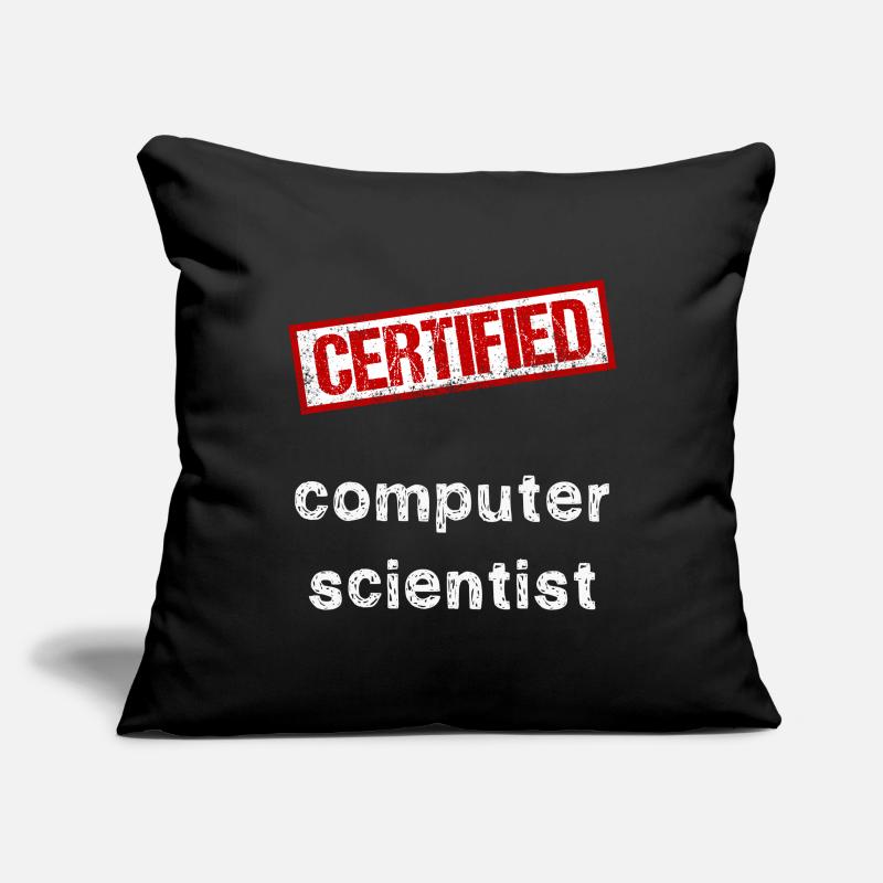 Computer scientist Sofa pillowcase 17,3'' x 17,3'' (45 x 45 cm)
