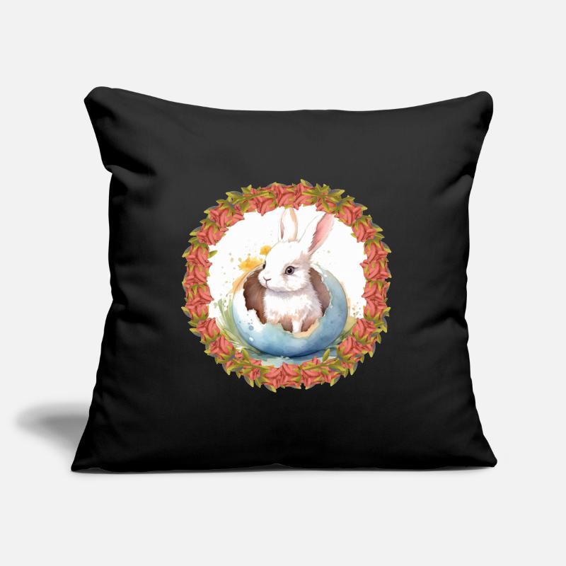 Easter Bunny Easter Egg Easter Bunny Bunny Rabbit Egg Sofa pillowcase 17,3'' x 17,3'' (45 x 45 cm)