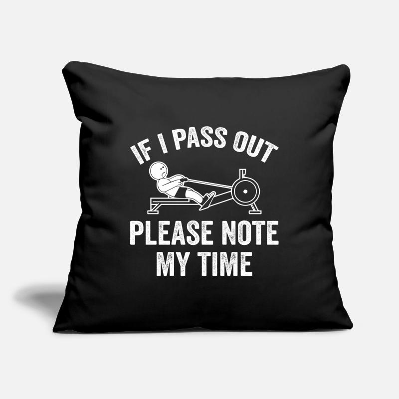 Ergometer Rowing Exercise ERG Machine Lover Fitnes Sofa pillowcase 17,3'' x 17,3'' (45 x 45 cm)