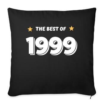 Best of 1999 - Sofa pillowcase 17,3'' x 17,3'' (45 x 45 cm) - black - Front