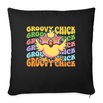 Easter Easter Bunny Easter Eve Easter Sunday Easter Egg Spring - Sofa pillowcase 17,3'' x 17,3'' (45 x 45 cm) - black - Front