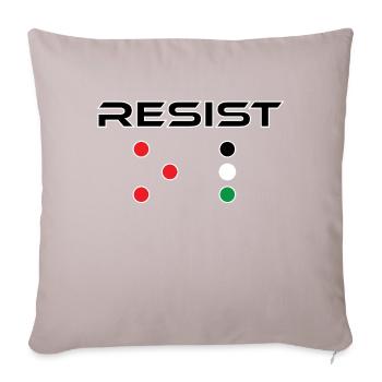 RESIST FP - Sofa pillowcase 17,3'' x 17,3'' (45 x 45 cm) - light taupe - Front