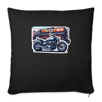 Kaido Chopper - Sofakissenbezug 45 x 45 cm - Schwarz - Vorne