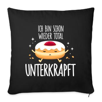 Confetti Carnival Carnival Outfit Kölsch Alaaf - Sofa pillowcase 17,3'' x 17,3'' (45 x 45 cm) - black - Front