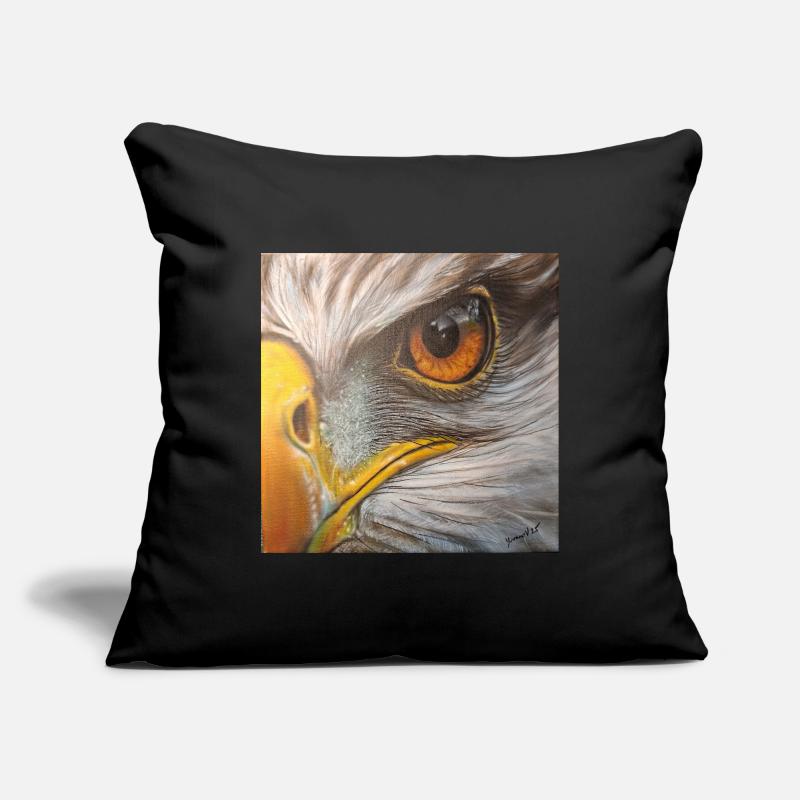 Œil d’aigle Housse de coussin décorative 45 x 45 cm
