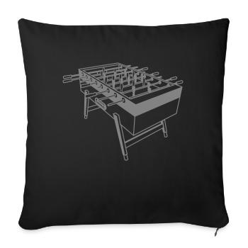 Kicker - Kicker Shirt - Sofa pillowcase 17,3'' x 17,3'' (45 x 45 cm) - black - Front