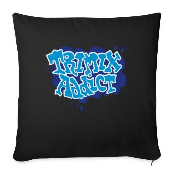 TRIMIX_small - Sofakissenbezug 45 x 45 cm - Schwarz - Vorne
