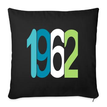 Established 1962 - Sofakissenbezug 45 x 45 cm - Schwarz - Vorne