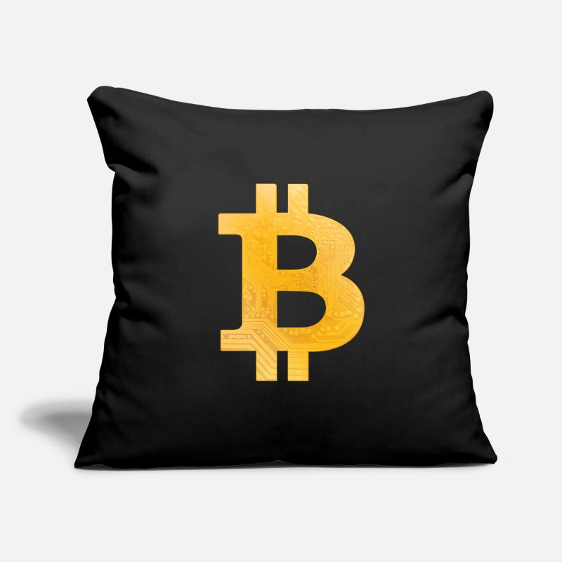 Bitcoin Sofakissenbezug 45 x 45 cm