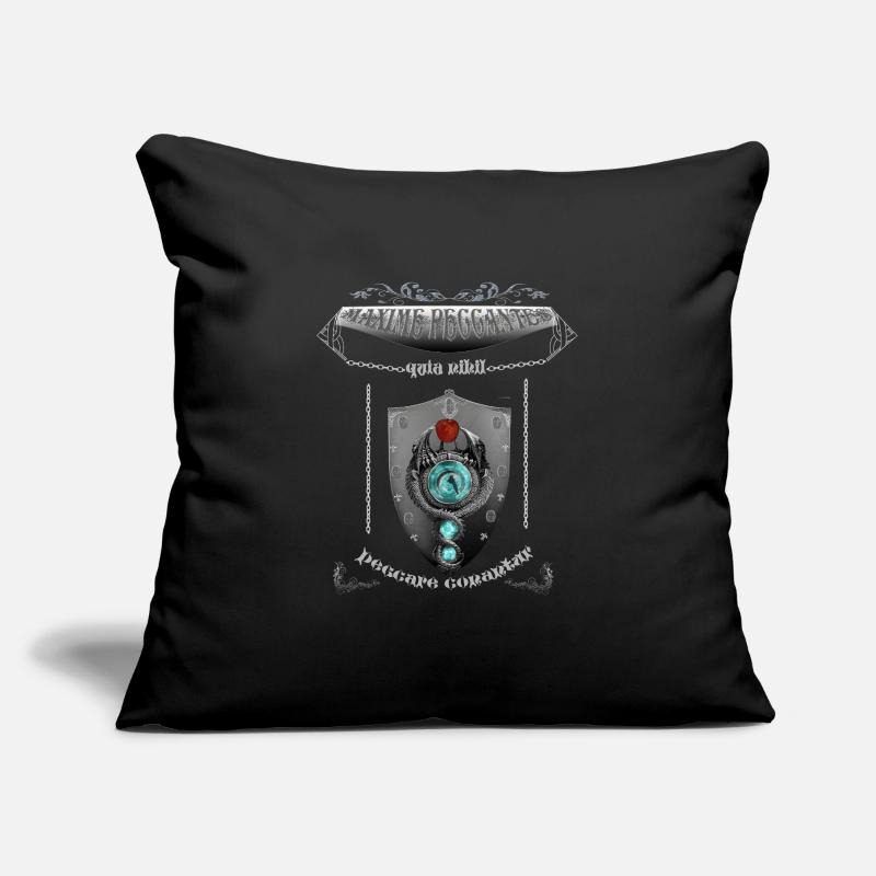 maxime peccantes Housse de coussin décorative 45 x 45 cm