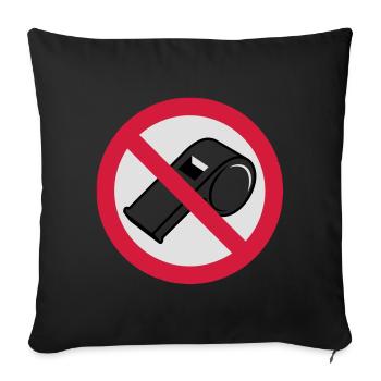 Anti Schiri - Sofakissenbezug 45 x 45 cm - Schwarz - Vorne