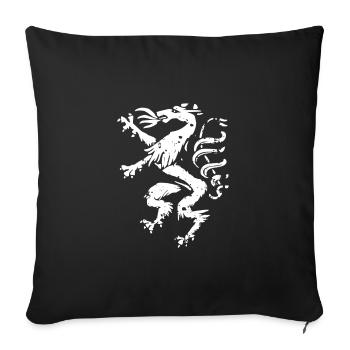 STEIRISCHER PANTHER STEIRER STEIERMARK GESCHENK - Sofakissenbezug 45 x 45 cm - Schwarz - Vorne
