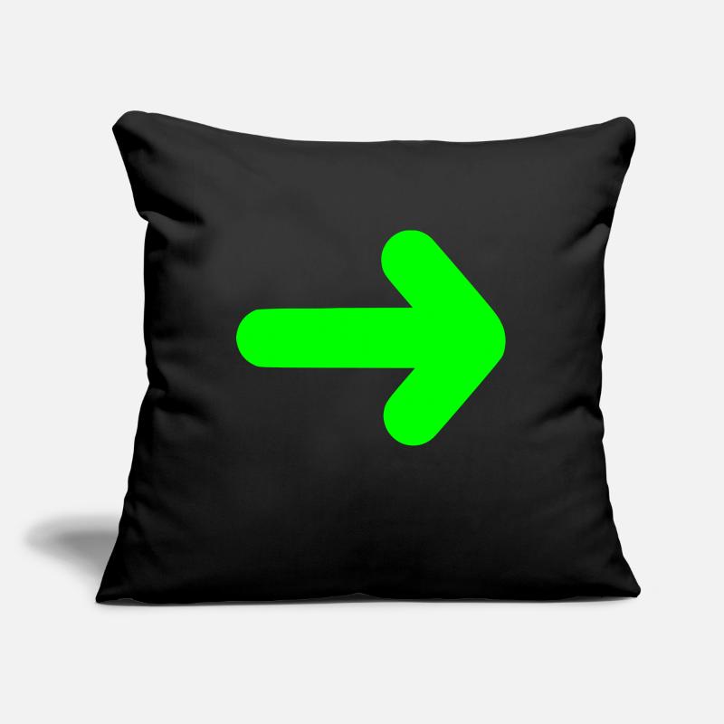 flèche Housse de coussin décorative 45 x 45 cm