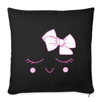 enfants - Housse de coussin décorative 45 x 45 cm - noir - Devant