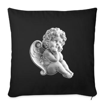 Angel Angel Angel Gift Idea - Sofa pillowcase 17,3'' x 17,3'' (45 x 45 cm) - black - Front