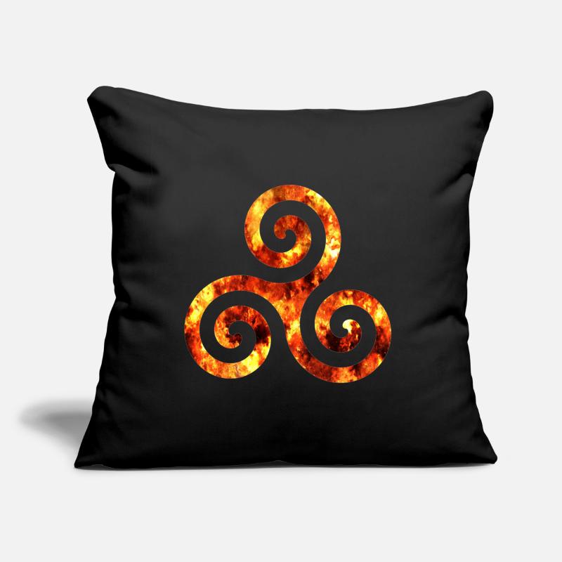 celtic symbol 1 fire Sofa pillowcase 17,3'' x 17,3'' (45 x 45 cm)