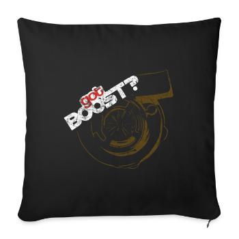 automobile - Sofa pillowcase 17,3'' x 17,3'' (45 x 45 cm) - black - Front