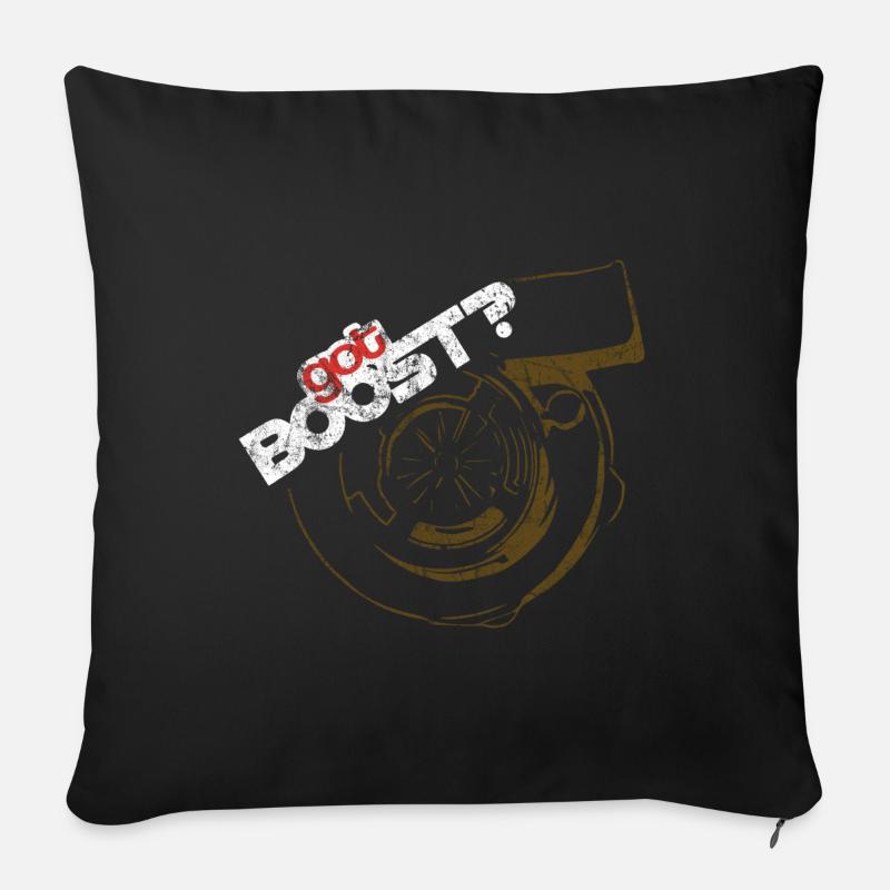 Auto - Sofakissenbezug 45 x 45 cm - Schwarz