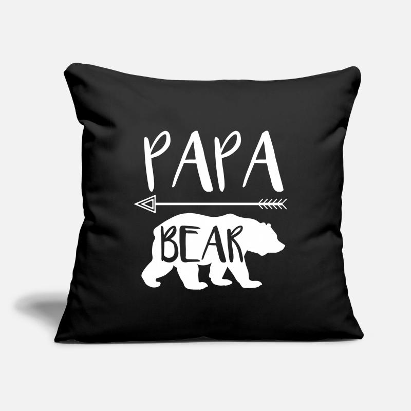 Daddy Bear Father's Day Gift Sofa pillowcase 17,3'' x 17,3'' (45 x 45 cm)