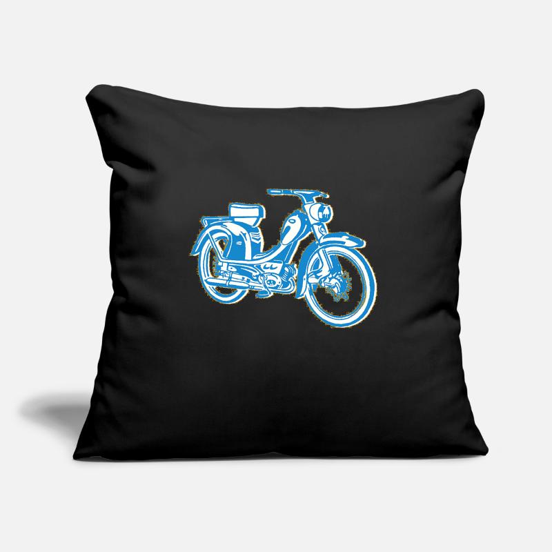 mobylette Housse de coussin décorative 45 x 45 cm