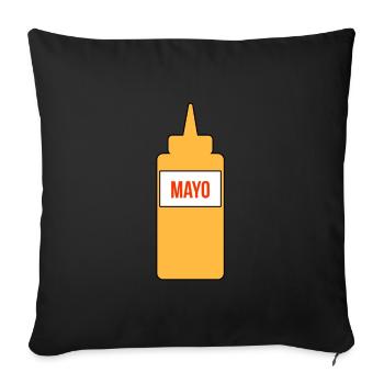 Flacon de mayo - Housse de coussin décorative 45 x 45 cm - noir - Devant