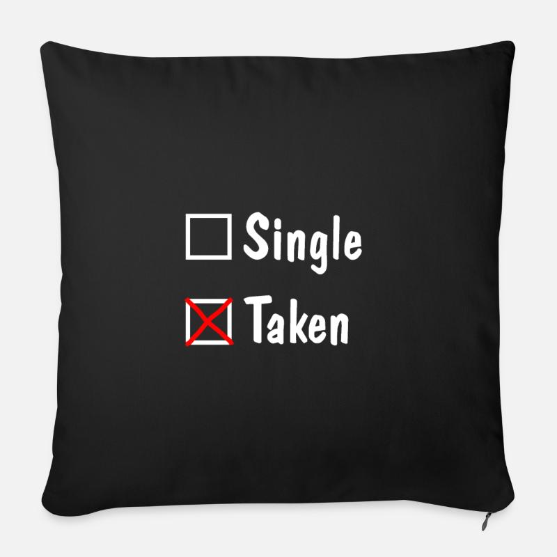 pris - Housse de coussin décorative 45 x 45 cm - noir