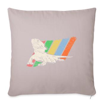 Pet Retro - Sofa pillowcase 17,3'' x 17,3'' (45 x 45 cm) - light taupe - Front