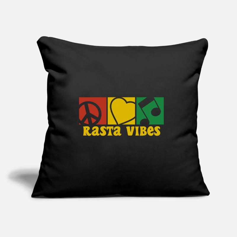 RASTA VIBES Sofa pillowcase 17,3'' x 17,3'' (45 x 45 cm)