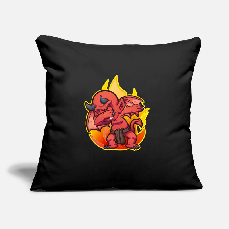 Dabbing Devil Dab Debben Danse Danse Idée cadeau Housse de coussin décorative 45 x 45 cm