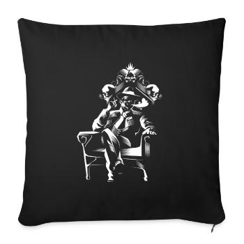 gangster mob boss - Sofakissenbezug 45 x 45 cm - Schwarz - Vorne