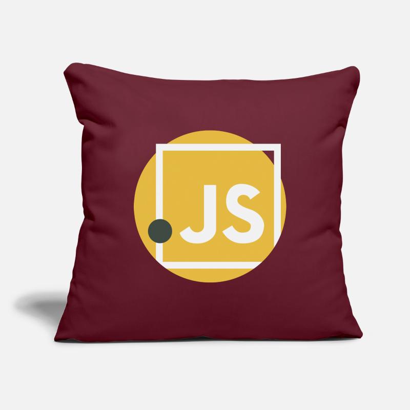 JavaScript point JS Housse de coussin décorative 45 x 45 cm