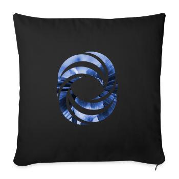 Design - Sofa pillowcase 17,3'' x 17,3'' (45 x 45 cm) - black - Front