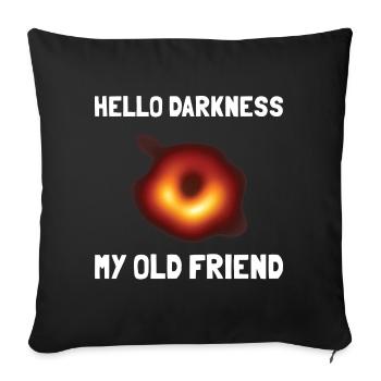 Black Hole Universe Darkness - Sofa pillowcase 17,3'' x 17,3'' (45 x 45 cm) - black - Front