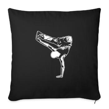 breakdancer - Housse de coussin décorative 45 x 45 cm - noir - Devant