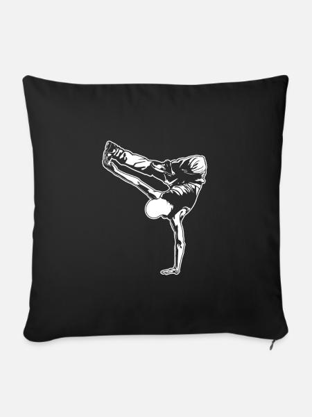 Breakdancer - Sofakissenbezug 45 x 45 cm - Schwarz