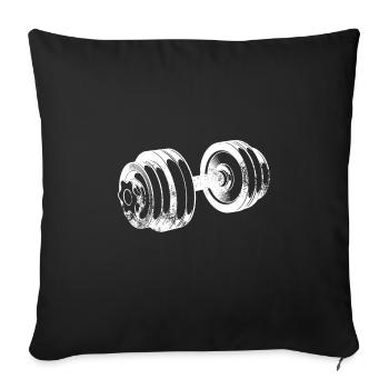 Training - Sofakissenbezug 45 x 45 cm - Schwarz - Vorne