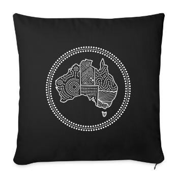 australia - Sofakissenbezug 45 x 45 cm - Schwarz - Vorne