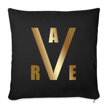 RAVE RAVER TECHNO - Housse de coussin décorative 45 x 45 cm - noir - Devant
