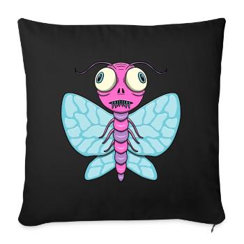 Alien / Monster / Alien - Housse de coussin décorative 45 x 45 cm - noir - Devant