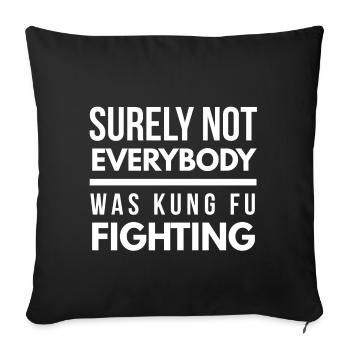 Funny saying Gifts Funny Not Today - Sofa pillowcase 17,3'' x 17,3'' (45 x 45 cm) - black - Front