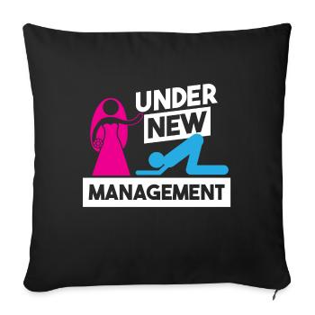 Bachelor Party JGA Polterabend Lustig Party - Sofa pillowcase 17,3'' x 17,3'' (45 x 45 cm) - black - Front