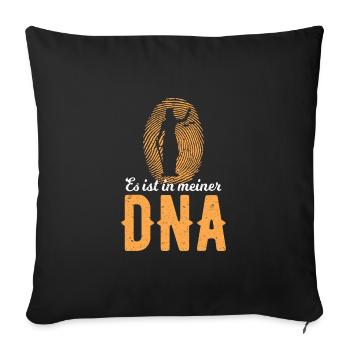 Juge ADN Justice Justice Avocat Juge - Housse de coussin décorative 45 x 45 cm - noir - Devant