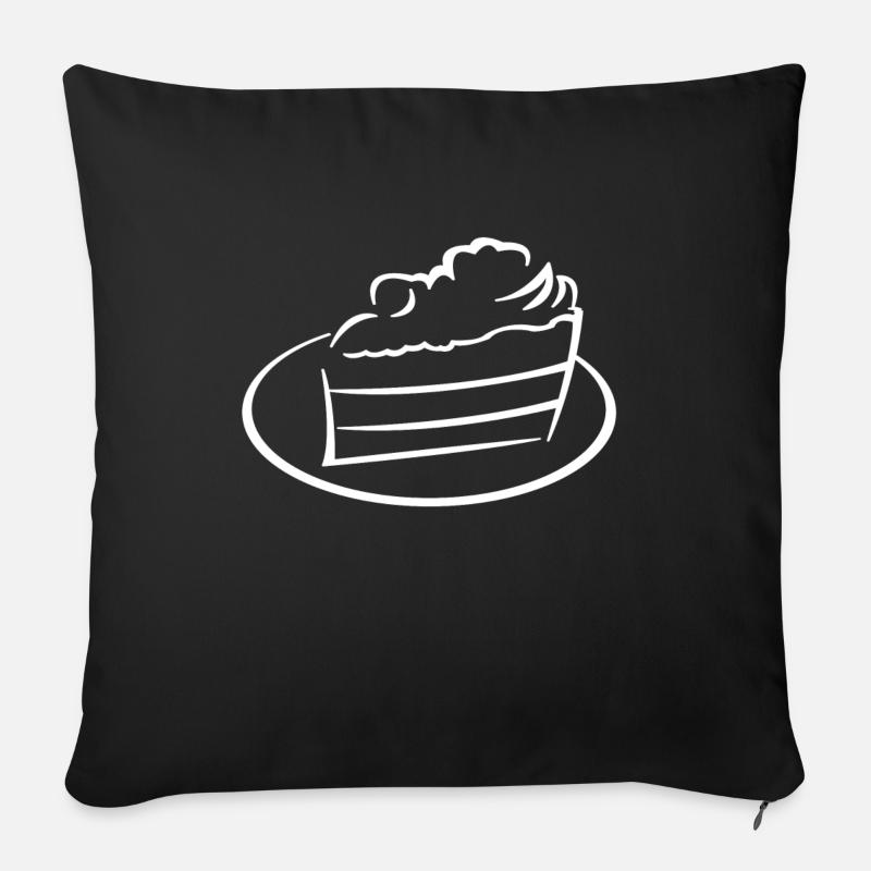 Küchenstück - Sofakissenbezug 45 x 45 cm - Schwarz