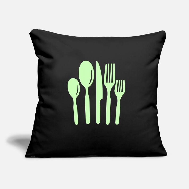 kitchen Cutlery Sofa pillowcase 17,3'' x 17,3'' (45 x 45 cm)