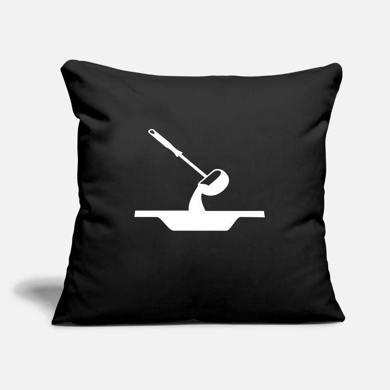 Cuillère à soupe Housse de coussin décorative 45 x 45 cm