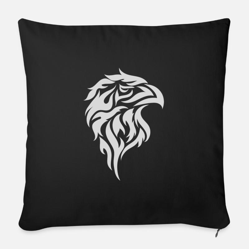 FALKE - Sofakissenbezug 45 x 45 cm - Schwarz